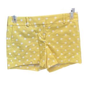 Ann Taylor Yellow Polka Dot Shorts